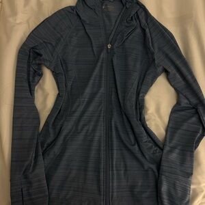 Athleta Charcoal Full-Zip Jacket